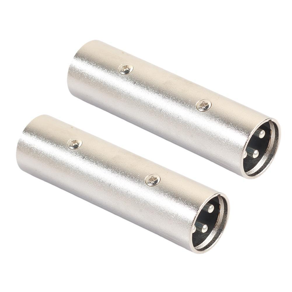2 Đầu Nối Chuyển Đổi 3 Pin XLR Đực Sang XLR Cái