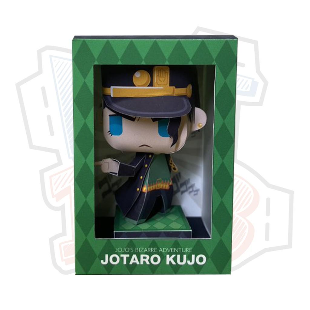 Mô hình giấy Anime Chibi Kujo Jotaro - JoJo no Kimyou na Bouken + kit mô hình hộp trang trí