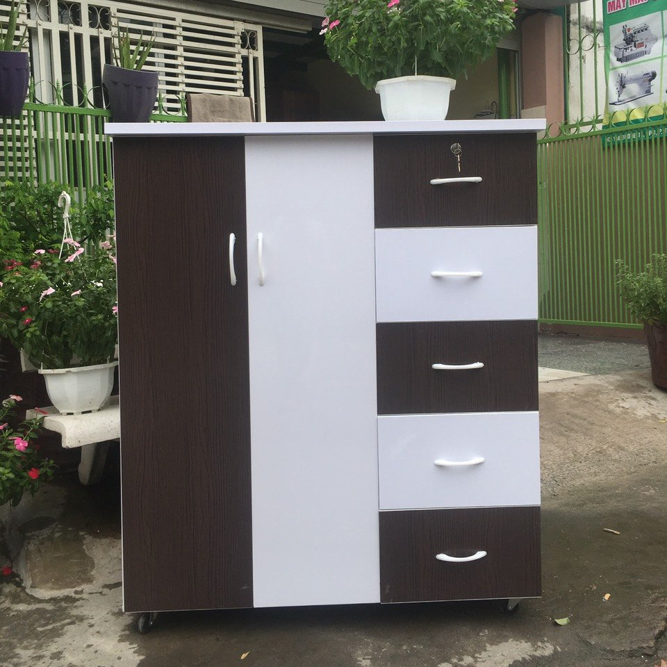 Tủ nhựa đài loan 2 cánh 5 ngăn