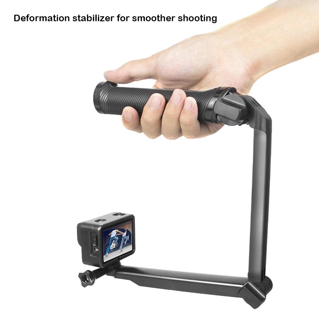 Camera Hành Động Cho GoPro Hero 10 9 Gậy Selfie Có Thể Điều Chỉnh Xoay 360° Tripod Nối Dài Thanh Monopod Hẹn Giờ Có Thể Gập Lại