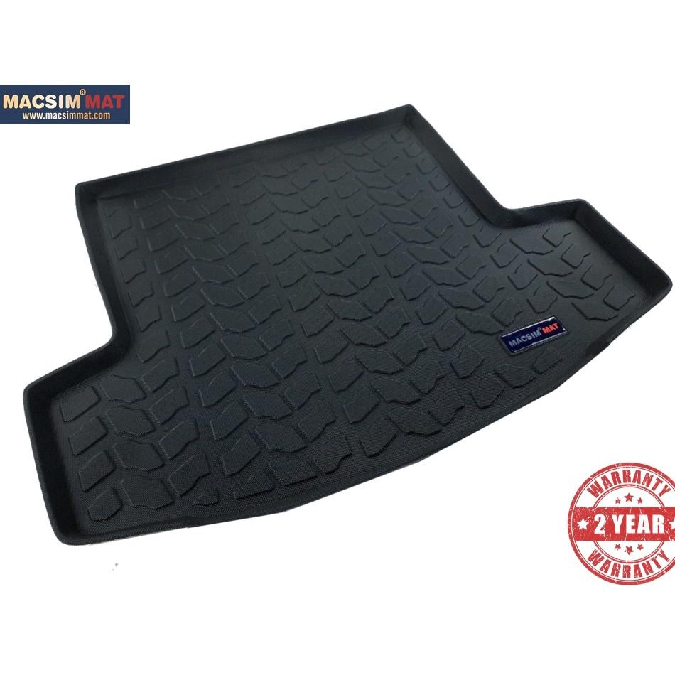 Thảm lót cốp xe ô tô Chevrolet Captiva 2012- nay nhãn hiệu Macsim chất liệu TPV cao cấp màu đen