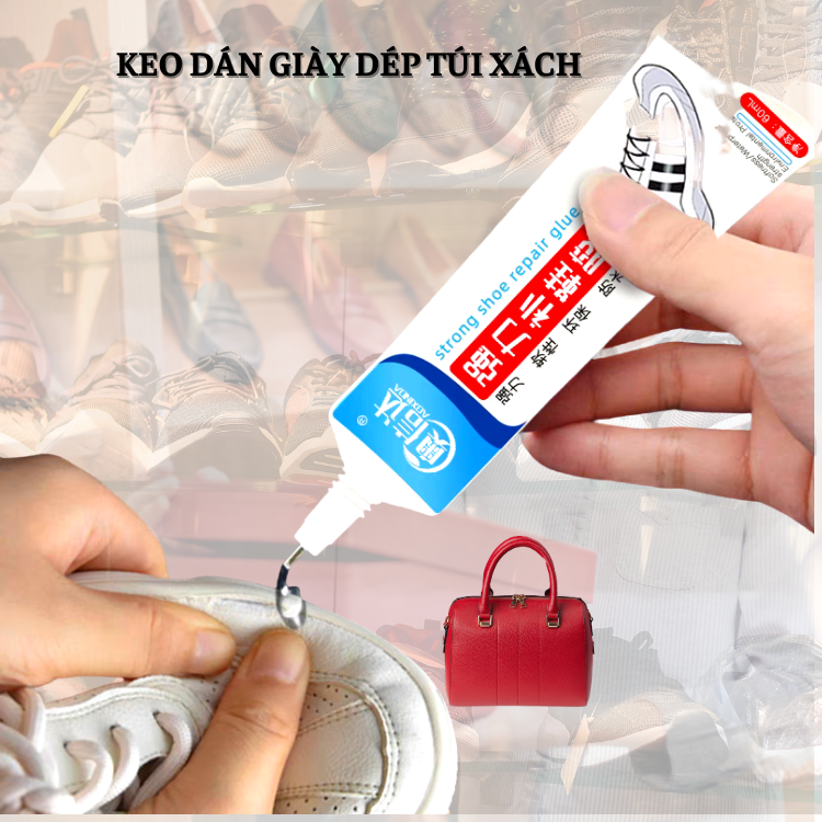 Keo dán giày dép đồ da siêu chắc-Hàng nội địa Trung chắc chắn Typ 60ml