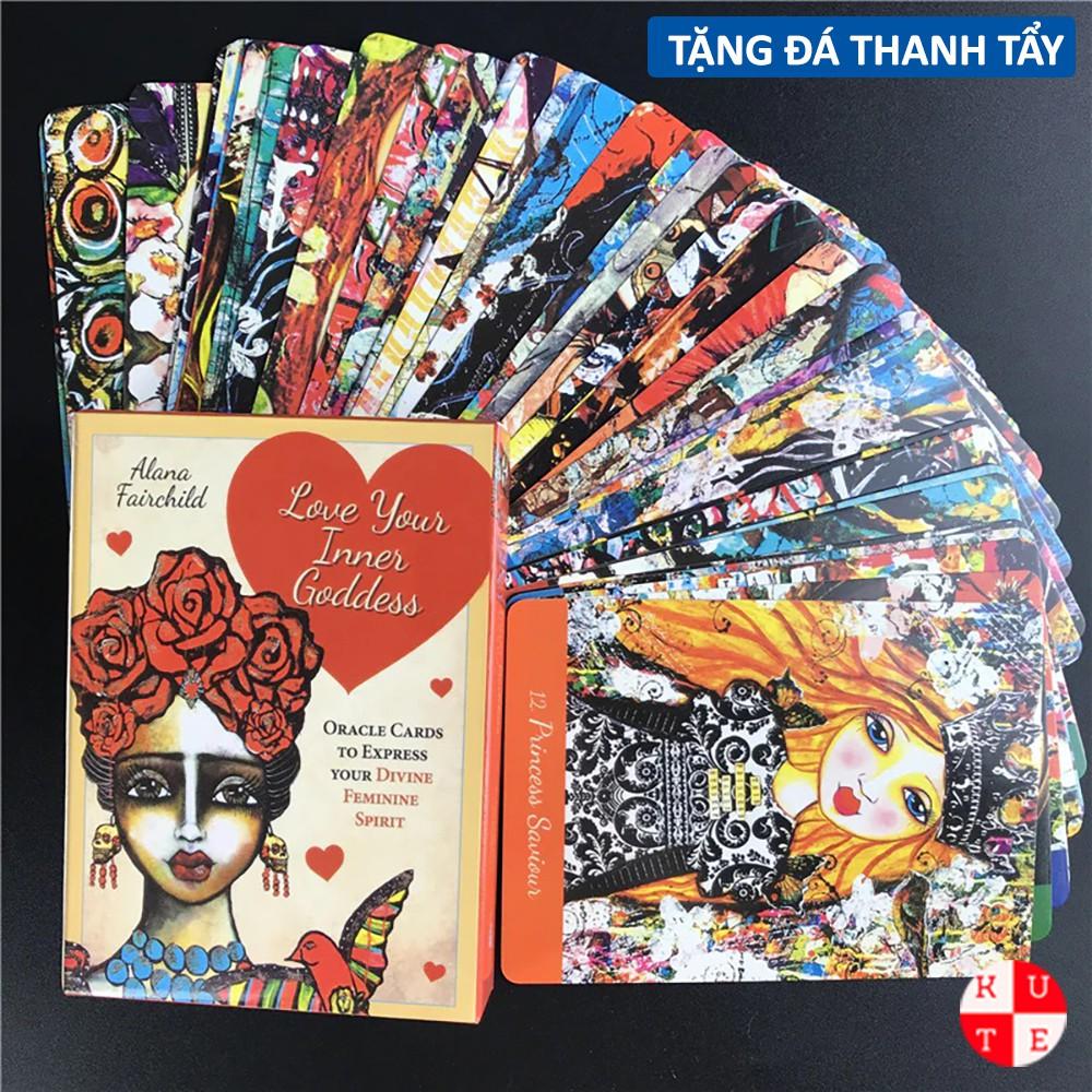 Bài Oracle Love Your Inner Goddess 44 Lá Tặng Đá Thanh Tẩy