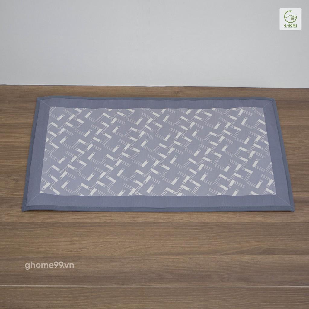 Thảm lau chân nhà bếp cao cấp Ghome, thảm bếp sợi dệt 3D 3 lớp chống trơn trượt thấm hút nước tốt TB21M2