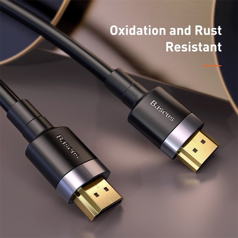 Cáp HDMI 4K 60Hz 18Gbps Dây Cao Su Siêu Bền Cafule Hỗ Trợ Lên Đến 32 Kênh Âm Thanh - Hàng Chính Hãng Baseus