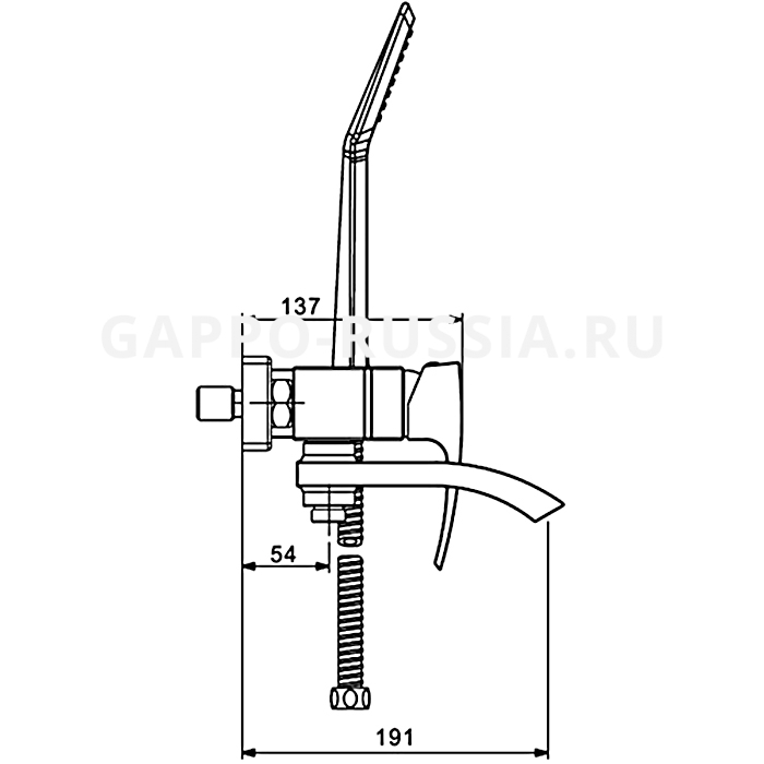 SEN TẮM NHẬP KHẨU NGA GAPPO G3207 - HÀNG CHÍNH HÃNG