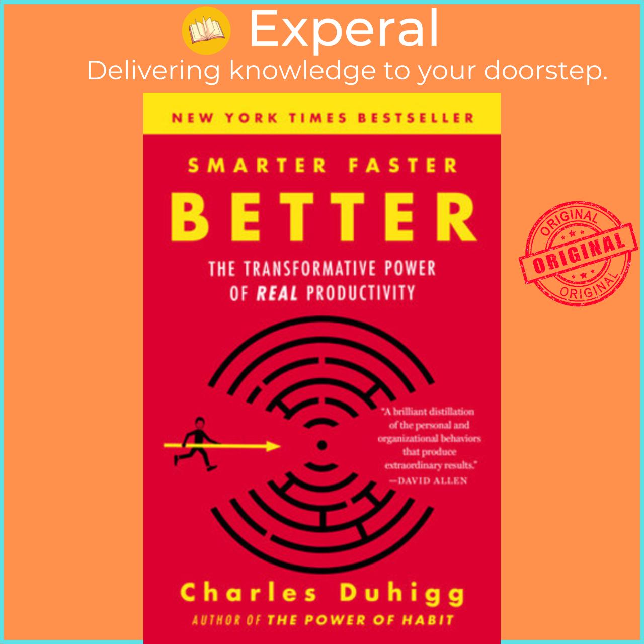 Sách - Smarter Faster Better The Transformative Power Of Real Productivity By Charles Duhigg Us Edition, Paperback