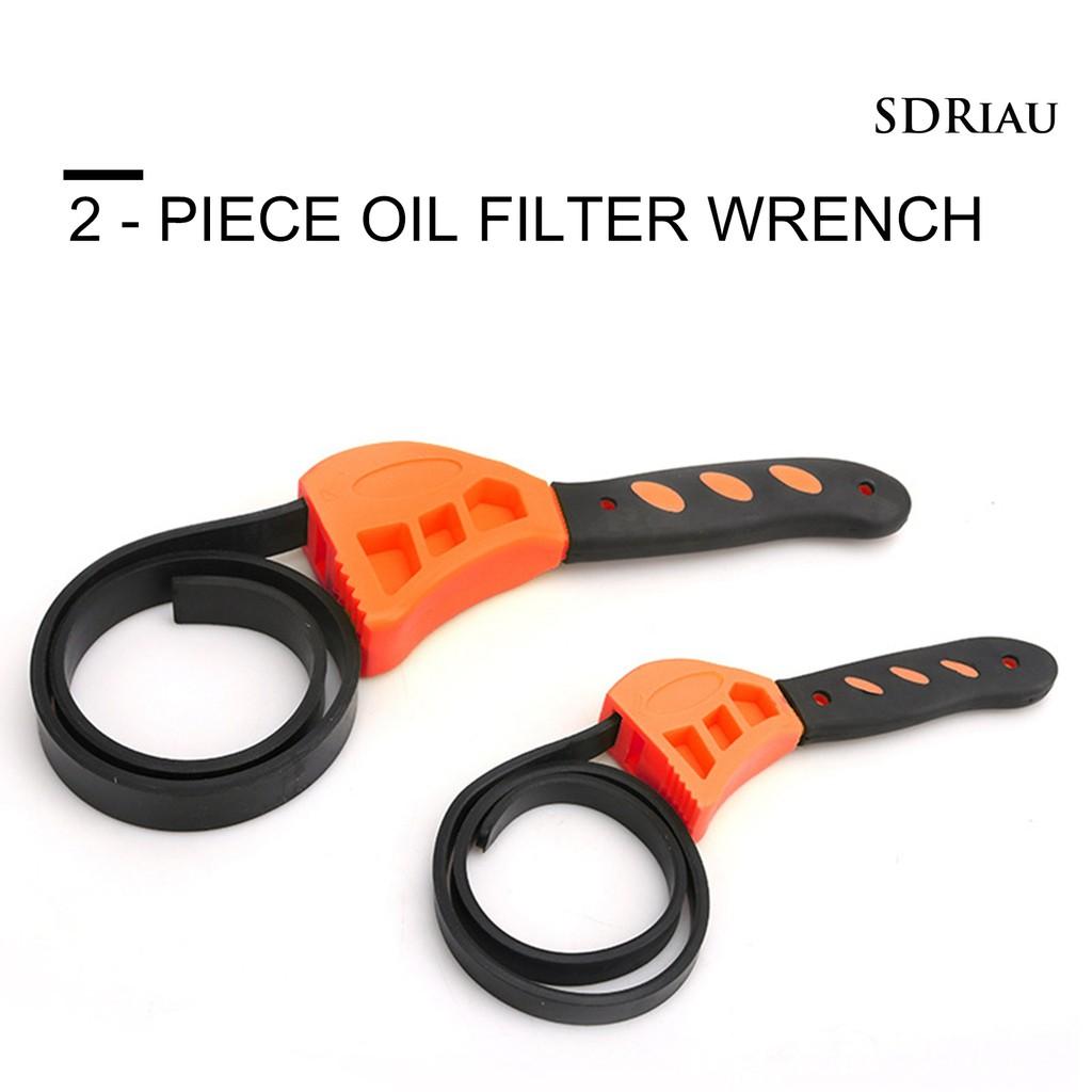 Set 2 Chìa Vặn Đai Cao Su Hỗ Trợ Sửa Chữa Bộ Lọc Dầu Ô Tô Tiện Dụng