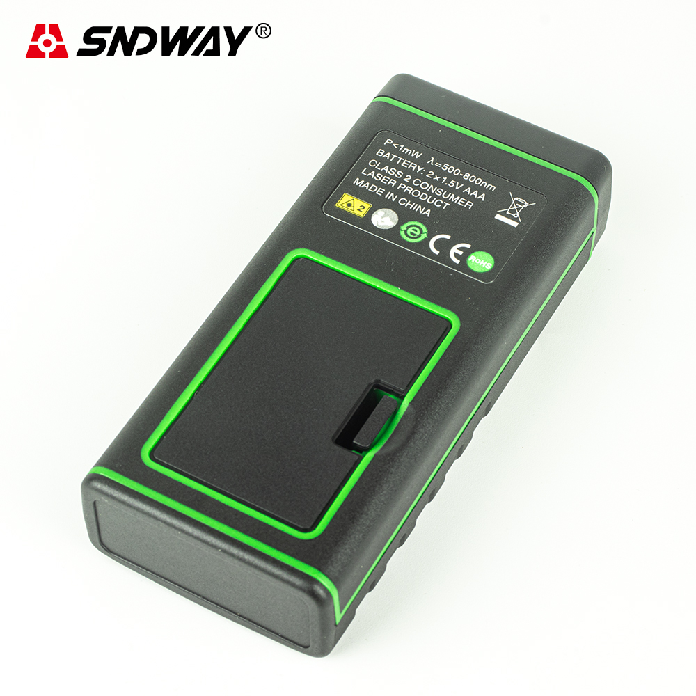 [Có VAT] Thước đo khoảng cách SNDWAY bằng tia Laser Xanh M50G M70G M100G 2 PIN
