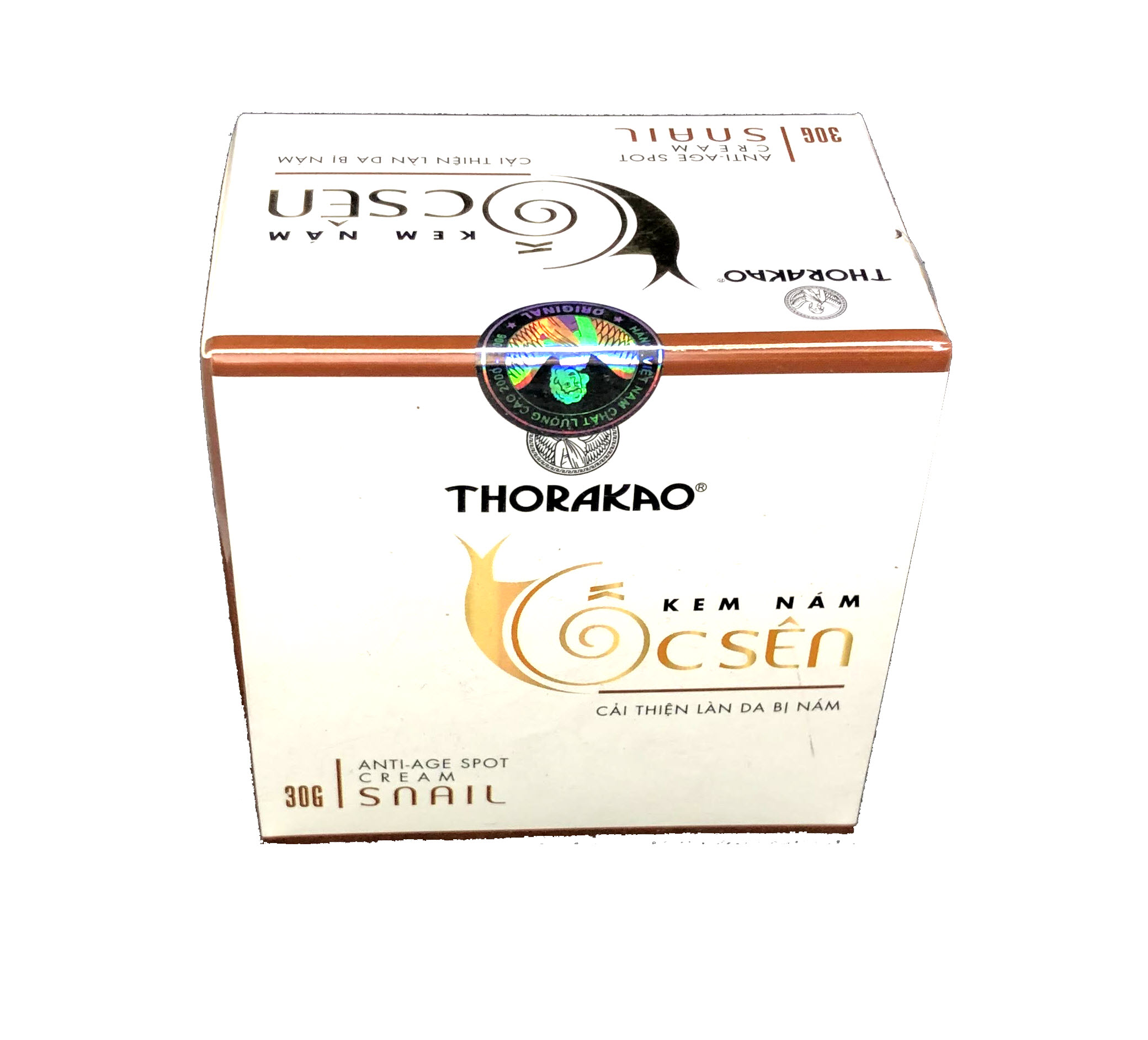 KEM TRỊ NÁM ỐC SÊN THORAKAO 30G - Làm mờ dần vết nám, nám đốm, nám mảng