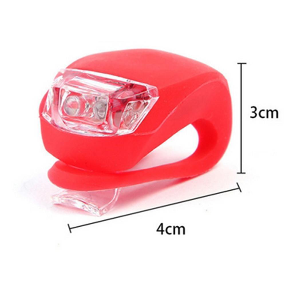 3x LED Bicycle Light Waterproof Front Rear, 3 Brightness Modes, for VTC Cycling Stroller Camping