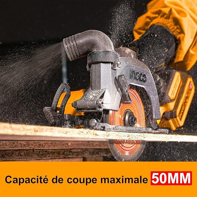 MÁY CƯA ĐĨA TRÒN DÙNG PIN 20V-140MM INGCO CSLI14021 - HÀNG CHÍNH HÃNG