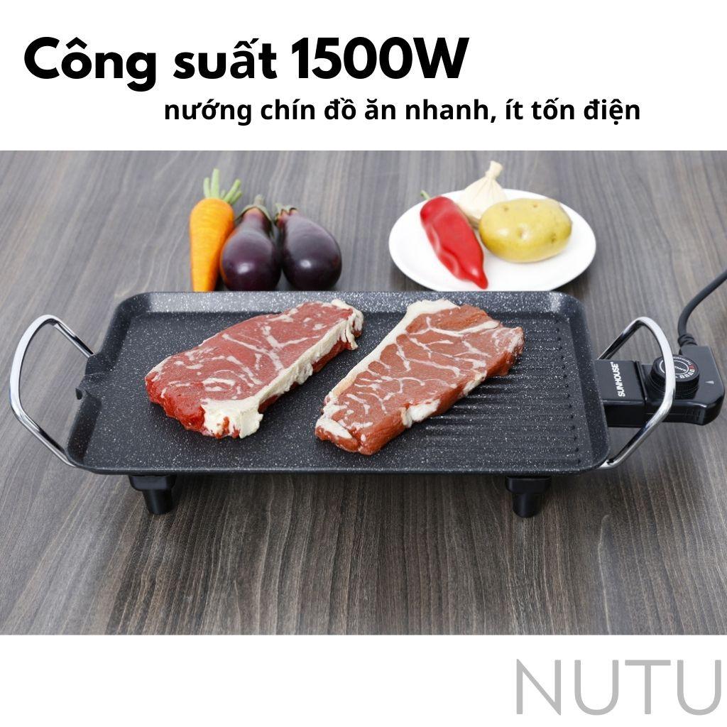 Bếp Nướng Điện Không Khói Sunhouse Bảo Hành Chính Hãng 12 Tháng