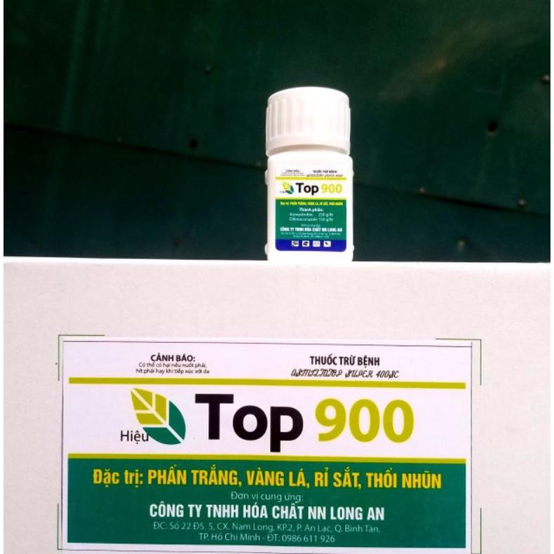 Asmiltop super 12,5ml. Top 900. Đặc trị đốm lá, vàng lá dưa, cà chua, phấn trắng hoa hồng, rỉ sắt ngô