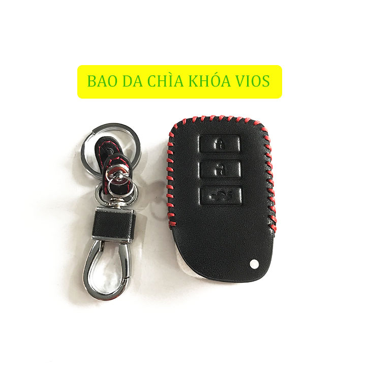Bao da chìa khóa oto vios bản G chất liệu da cao cấp