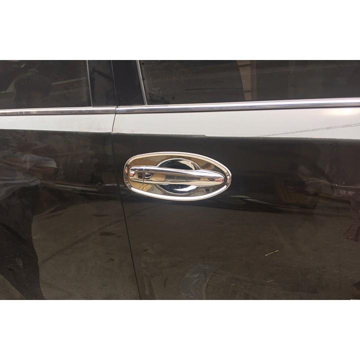 Ốp Trang Trí Hõm Cửa X-Trail 2016 đến 2020 Mạ Crom