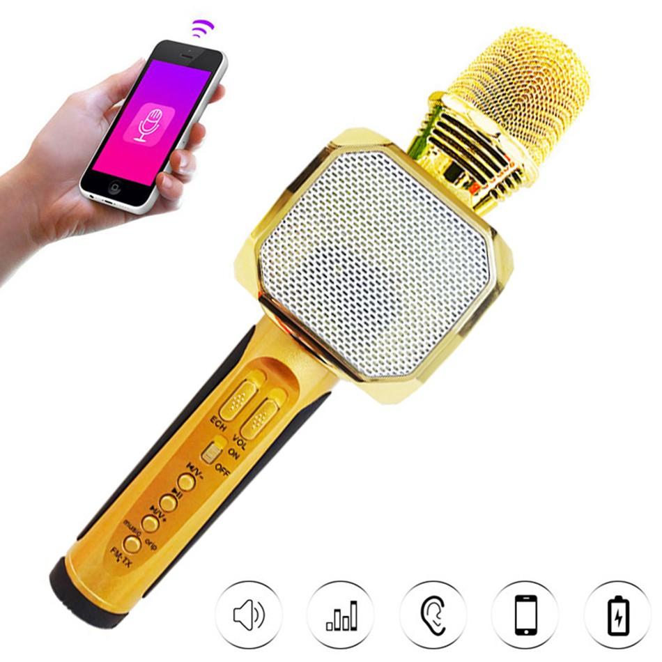 Mic, loa hát karaoke mini cầm tay chất âm cải tiến ấm áp hơn, ăn giọng hơn