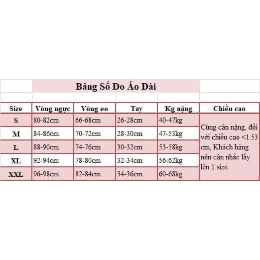 Áo dài sen truyền thống