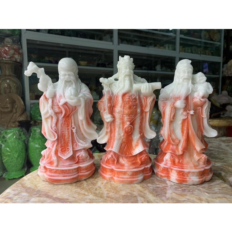 Bộ Tượng Tam Đa Đá Đúc - cao 20cm