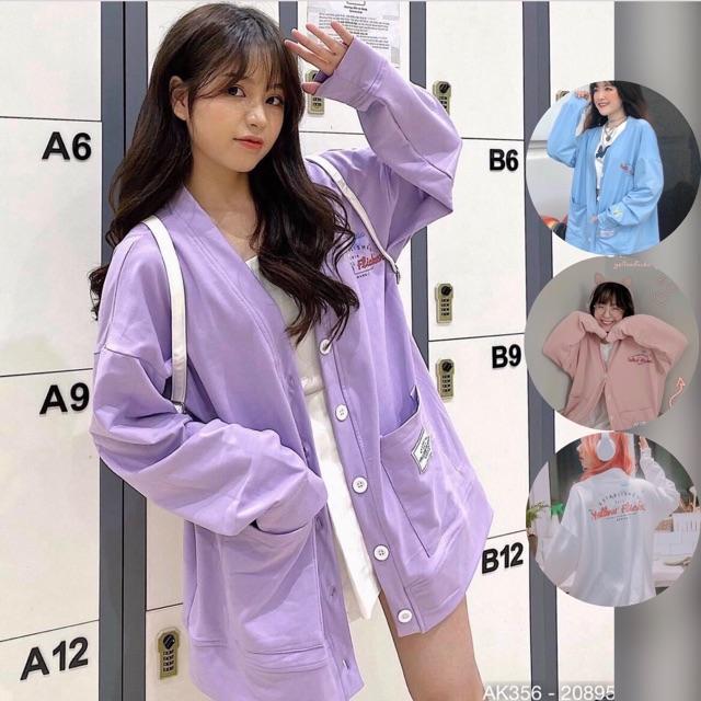 Áo Khoác Nữ Cardigan Nỉ Ngoại Cao Cấp Hottrend