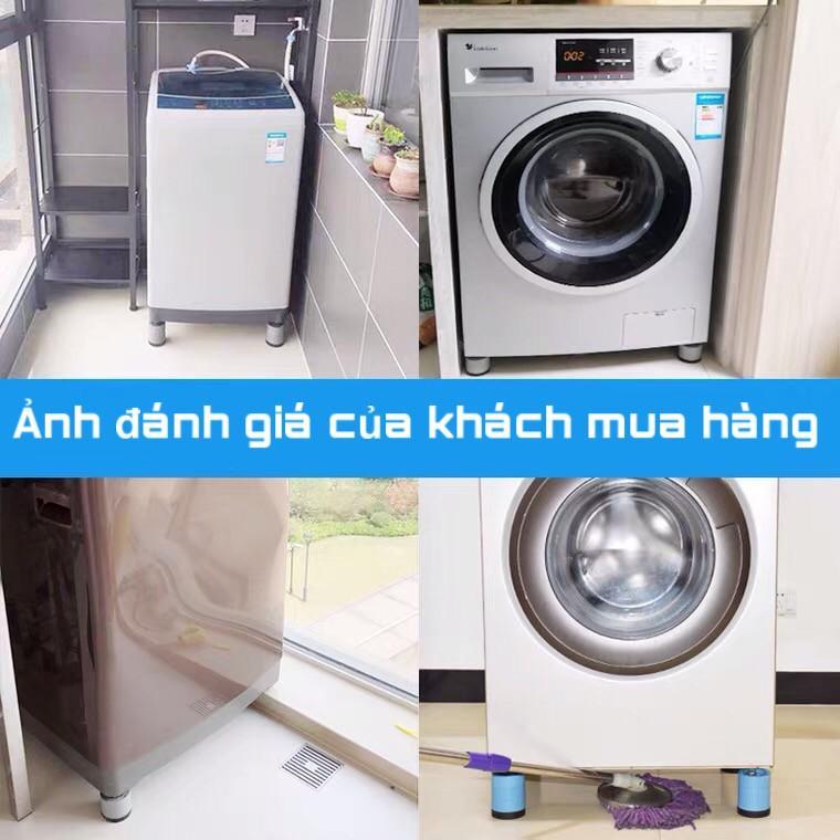 Combo 4 Đế Cao Su Lót Chân Máy Giặt Chống Rung Chống Ồn Hiệu Quả, Đế Chống Rung Máy Giặt Làm Bằng Silicon - Hàng Loại 1