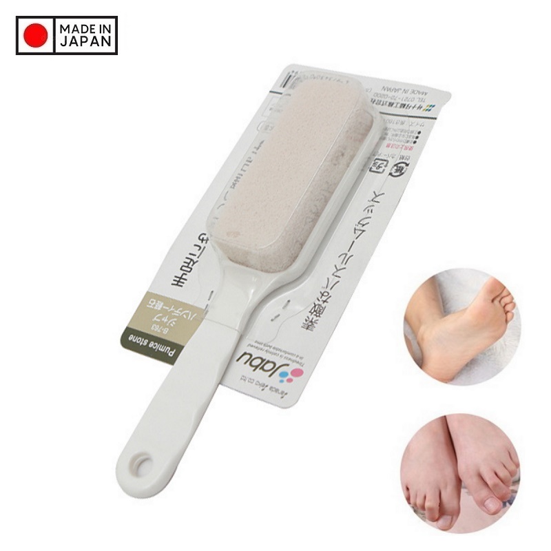 Combo 2 cái bàn chải chà gót chân bằng đá san hô nội địa Nhật Bản