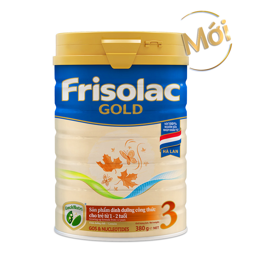 Sữa Bột Frisolac Gold 3 380g Dành Cho Trẻ Từ 1 - 2 Tuổi