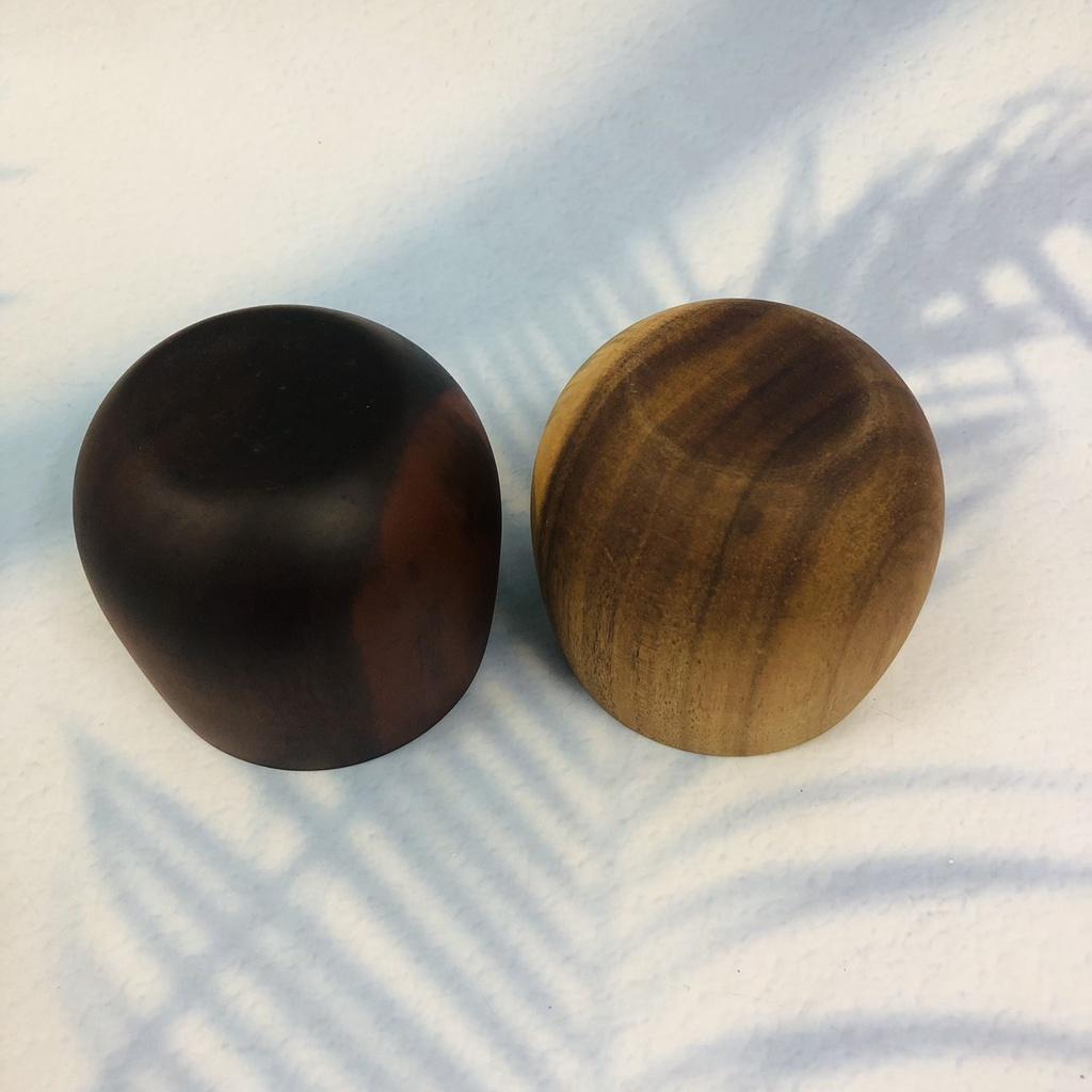 Cốc Gỗ Keo, Đĩa, Thìa, Cốc Uống Trà, Cà Phê, Phong Cách Vintage Cổ Điển, Chụp Ảnh Decor Của Craft Closet