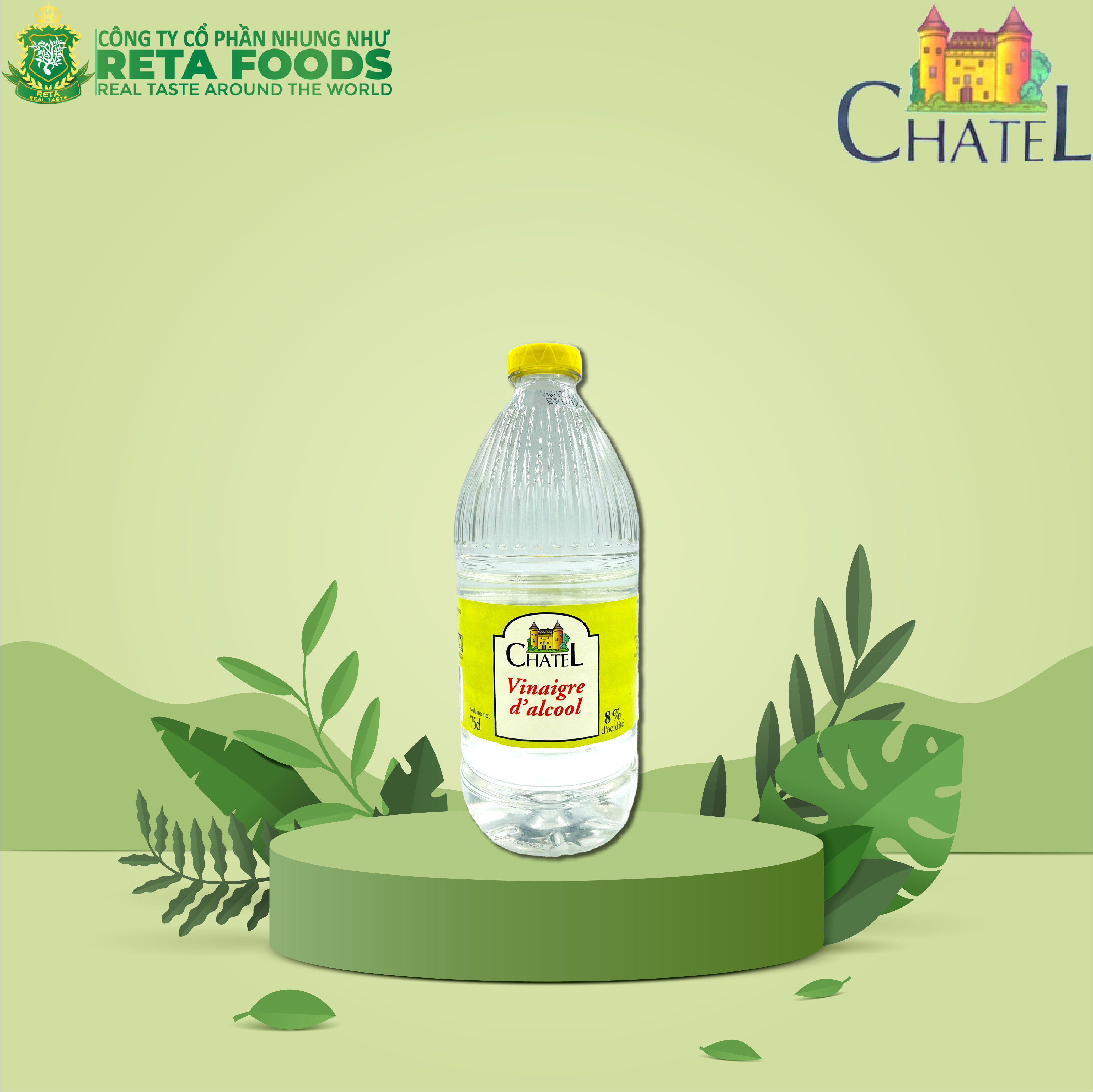 Giấm trắng Chatel 750 ML