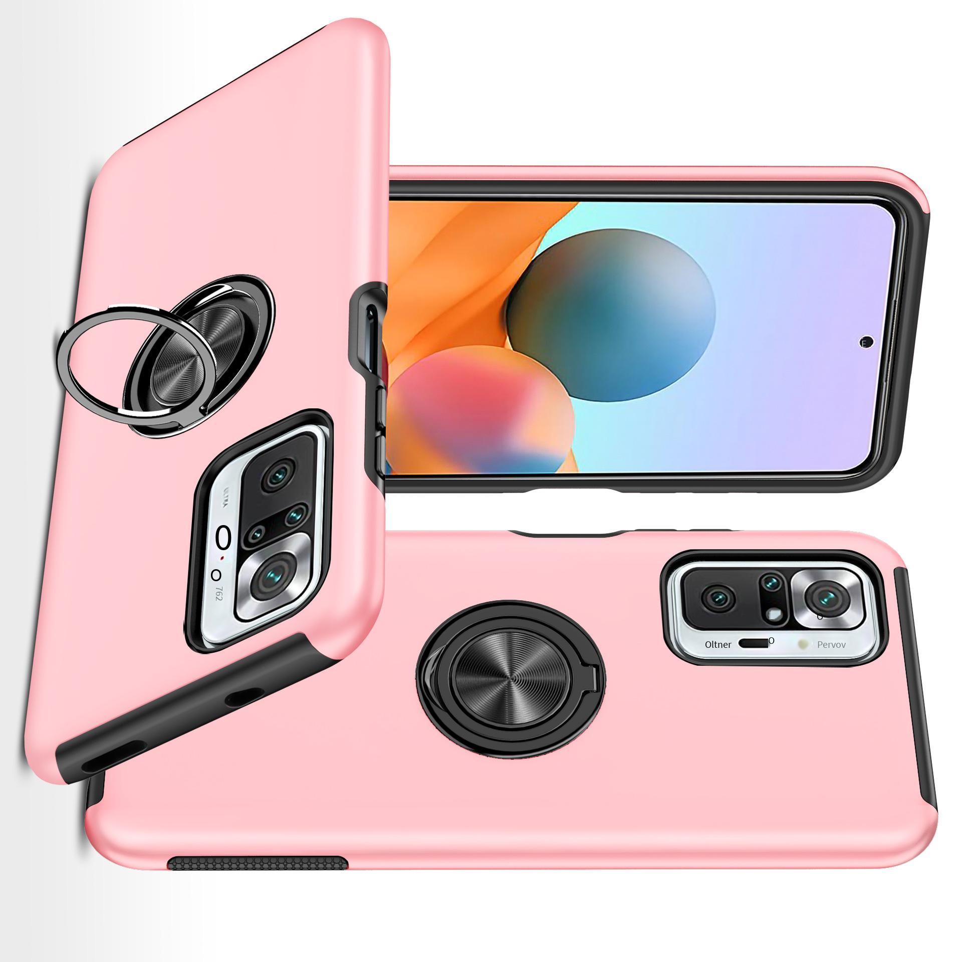 Đảm bảo chất lượng Vỏ điện thoại di động Yinshen phù hợp cho Xiaomi note10 \ note 10pro cảm giác da hút từ tính giá đỡ vô hình chống rơi