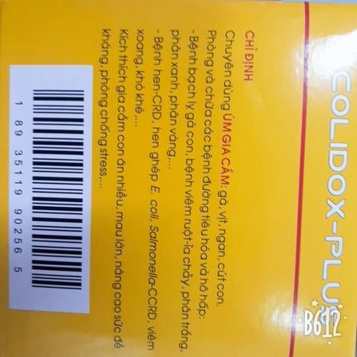 Colidox 20g úm gia cầm cho gia cầm