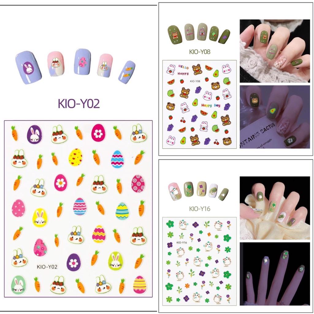 (Hàng mới về) Stick dán móng có thể đổi màu siêu cute dành cho nail 7k/1 tấm