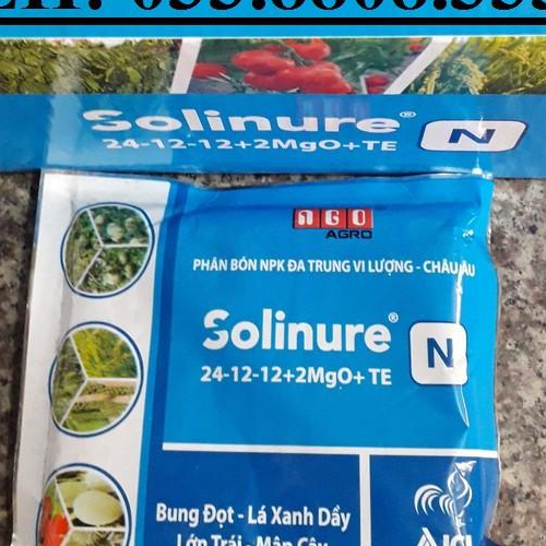 Combo 5 gói Phân bón lá đa trung vi lượng Đạm Cao 24-12-12+2mgO+TE