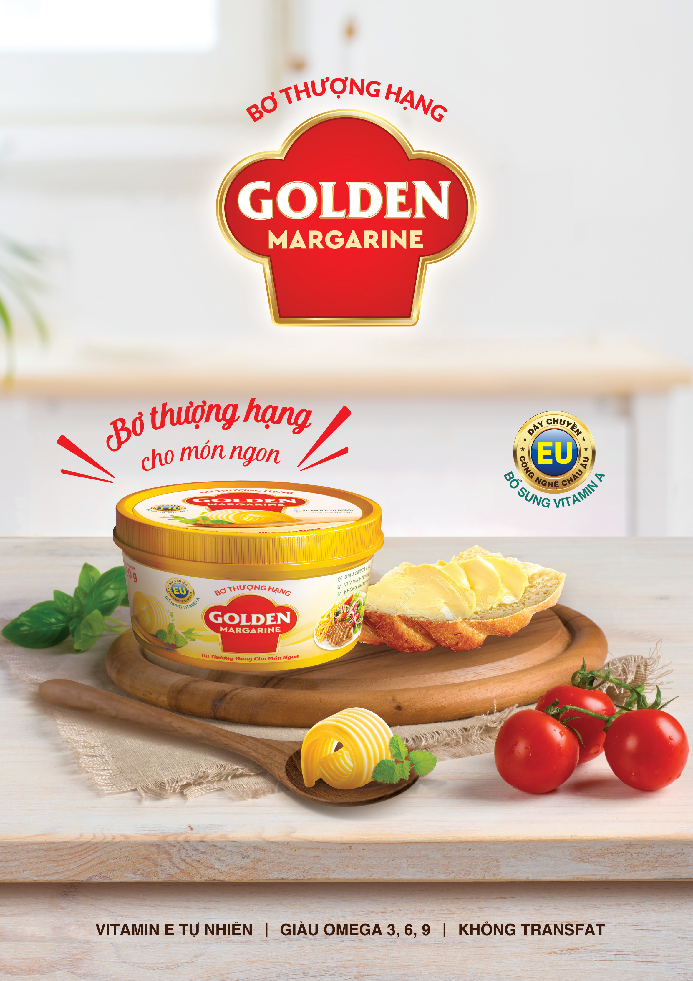 Bơ thượng hạng Golden Margarine 200gr