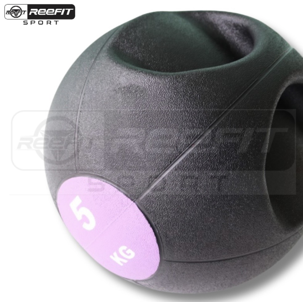Bóng đập Medicine Ball 5kg có tay cầm RF54002