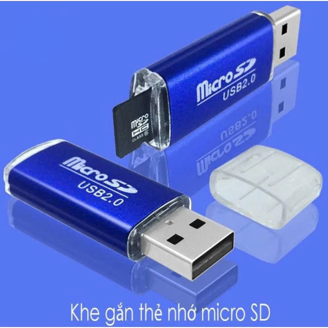 Đầu đọc thẻ nhớ điện thoại Micro SD, mini SD,MMC, Plus, SDHC, RS-MMC - Hàng Nhập Khẩu - Giao Màu Ngẫu Nhiên