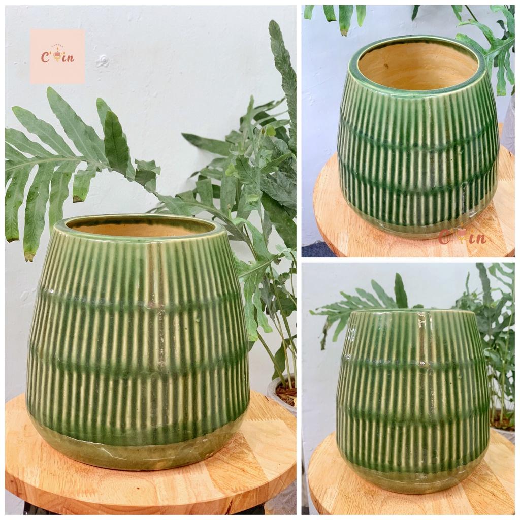 Bình hoa Lá Cây cọ, Ống tre 05 size các màu - Bình hoa gốm, Lọ hoa Decor Trang Trí - Gốm Xuất Khẩu