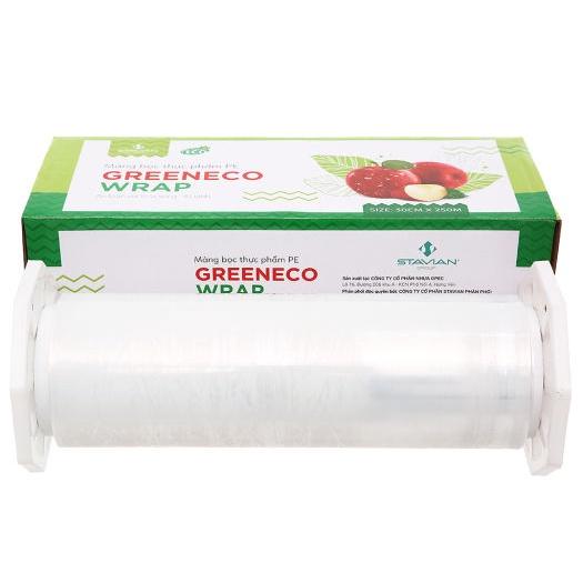 Màng Bọc Thực Phẩm PE Green Eco Wrap 250 (ảnh thật)