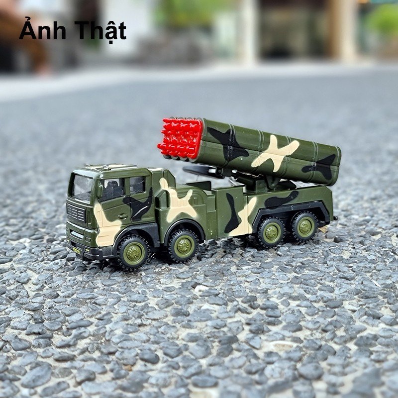 Mô Hình Xe Quân Sự Tên Lửa Phòng Không. Army Rocket Car