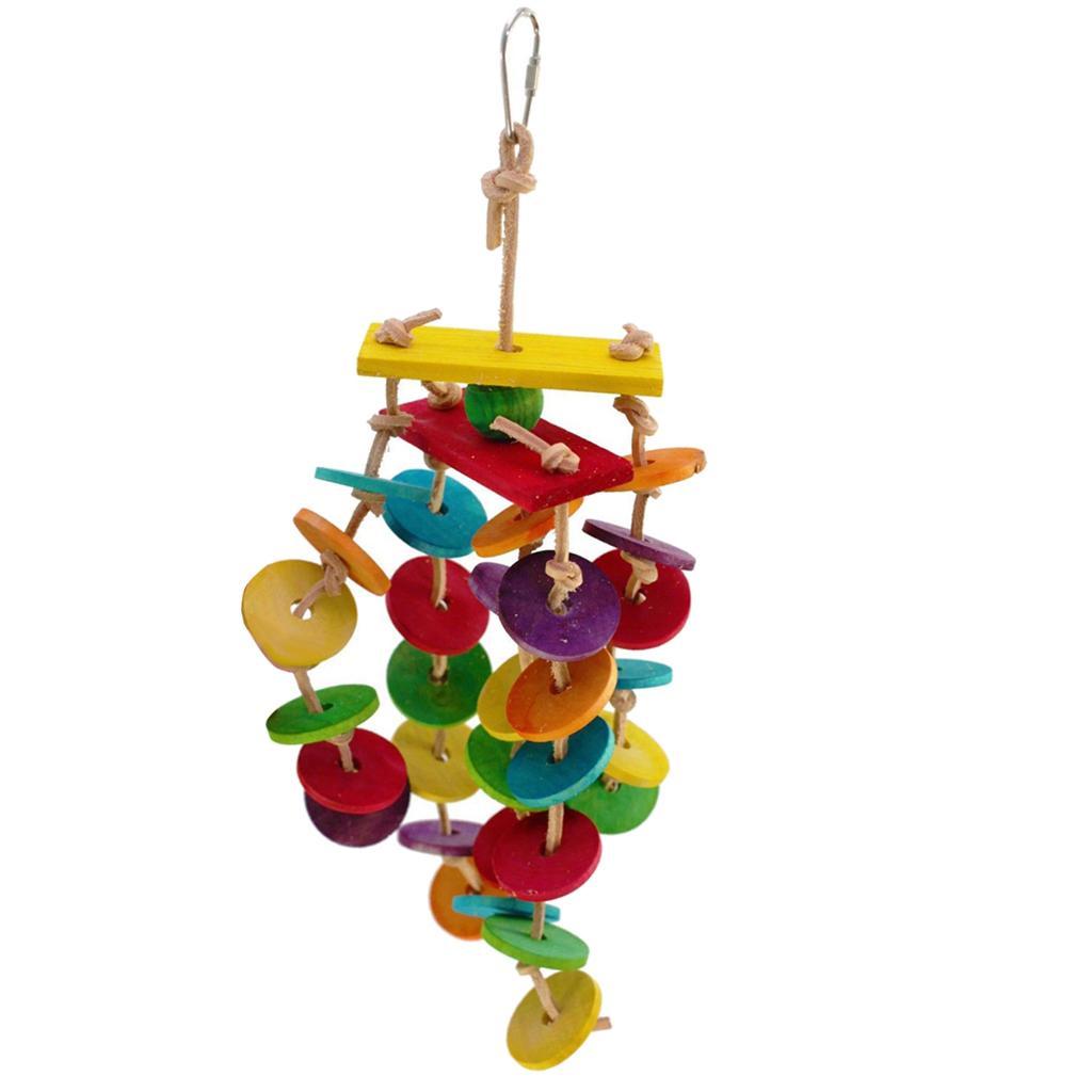Colorful Birds Parrots Swing Toys Birds Cage Hanging Toy* Birds Perch Stand*