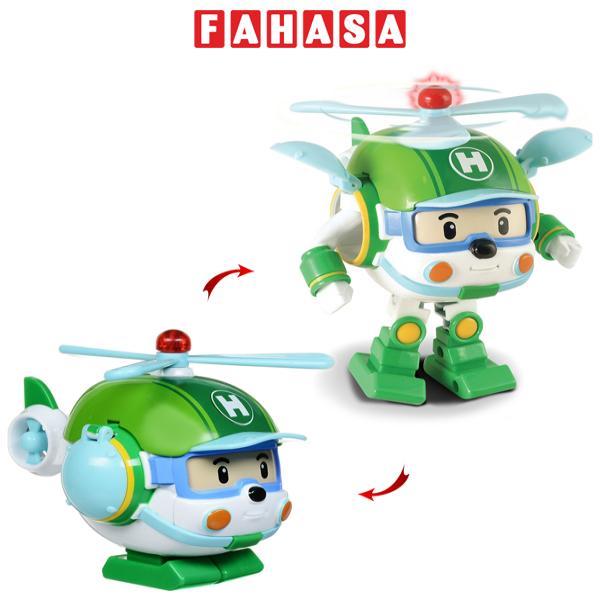 Đồ Chơi Robot Biến Hình Máy Bay Cứu Hộ HELLY Chạy Trớn &amp; Ánh Sáng - Robocar Poli 83096