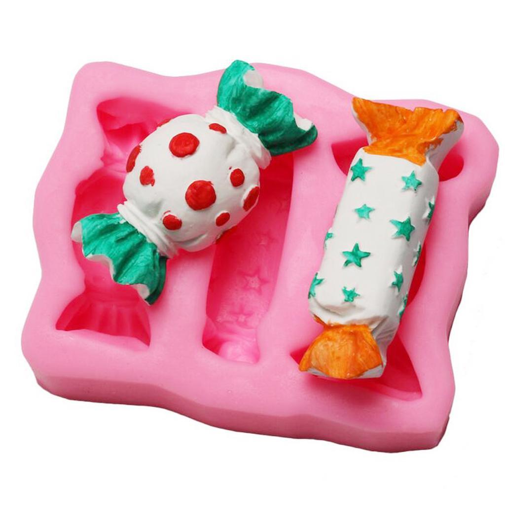 Candy Sweet DIY Fondant Cake Mould Silicone Baking Mold Cake Decoration Tray