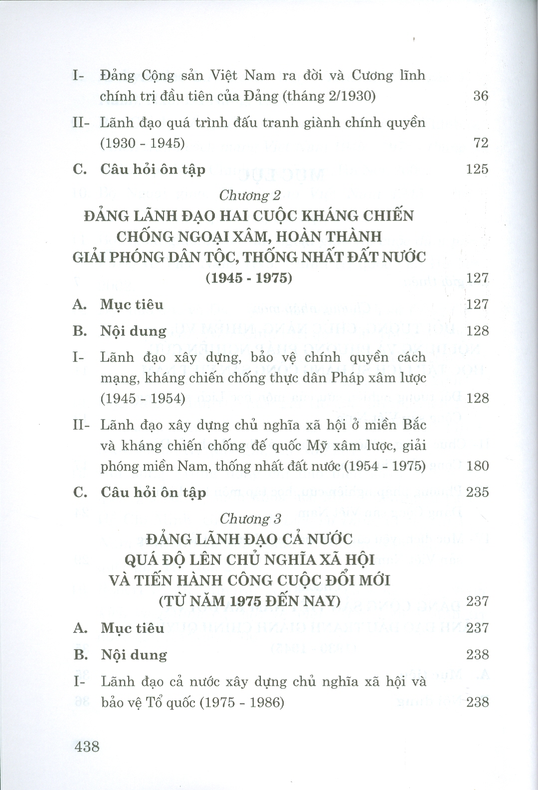 Giáo Trình Lịch Sử Đảng Cộng Sản Việt Nam (Dành Cho Bậc Đại Học Hệ Không Chuyên Lý Luận Chính Trị) - Bộ mới năm 2021