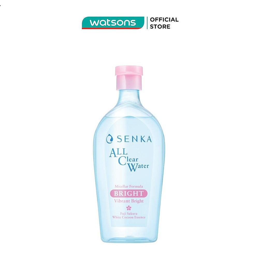 Nước Tẩy Trang Senka A.L.L Clear Water Micellar Formula Bright N 400ml