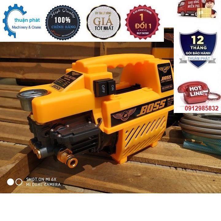 Máy Rửa Xe BOOS 3500W chỉnh áp Siêu Bền Siêu Khỏe Dây Áp Lực 15M Máy rửa xe mini dung tưới cây ,rửa xe