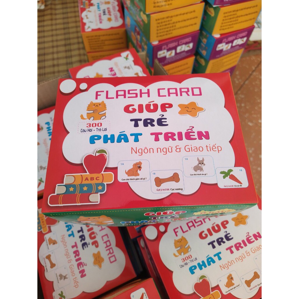 Thẻ Học Thông Minh Cho Bé, Bộ Flashcard 300 Câu Hỏi Và Trả Lời Giúp Bé Phát Triển Ngôn Ngữ Giao Tiếp, Đồ Chơi Giáo Dục Cho Bé