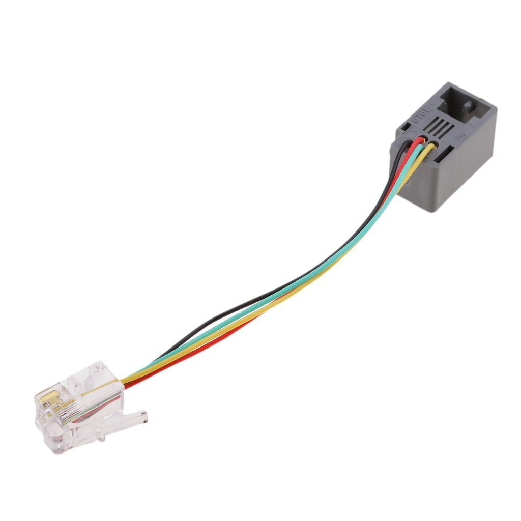 RJ11 Handsfree Call Center Corded Telephone Monaural Headset