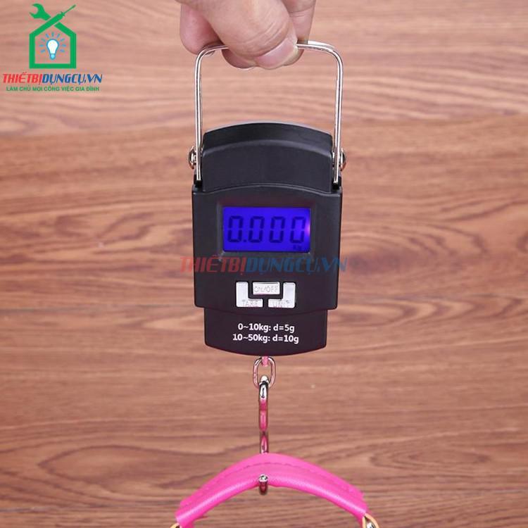 Cân trọng lượng kỹ thuật số điện tử có móc treo 5g-50kg ( hàng sẵn )