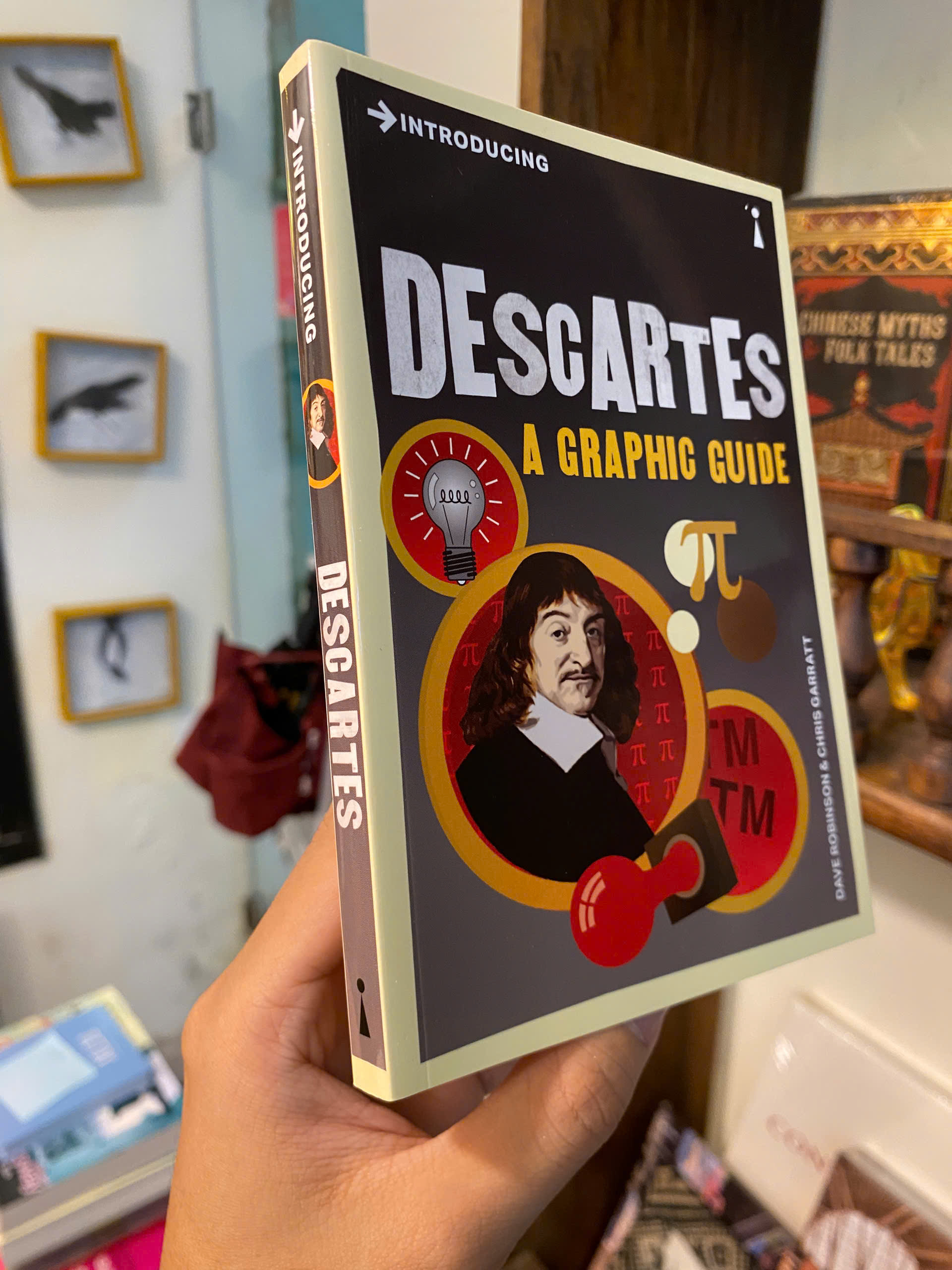 Sách - Introducing Descartes: A Graphic Guide by Dave Robinson | Philosophy Nonfiction in English