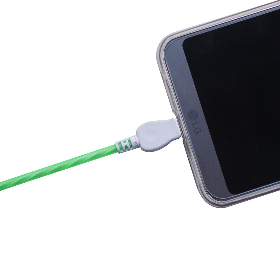 Dây Cáp Sạc Và Truyền Dữ Liệu Phát Sáng Type C dài 1m hỗ trợ sạc nhanh